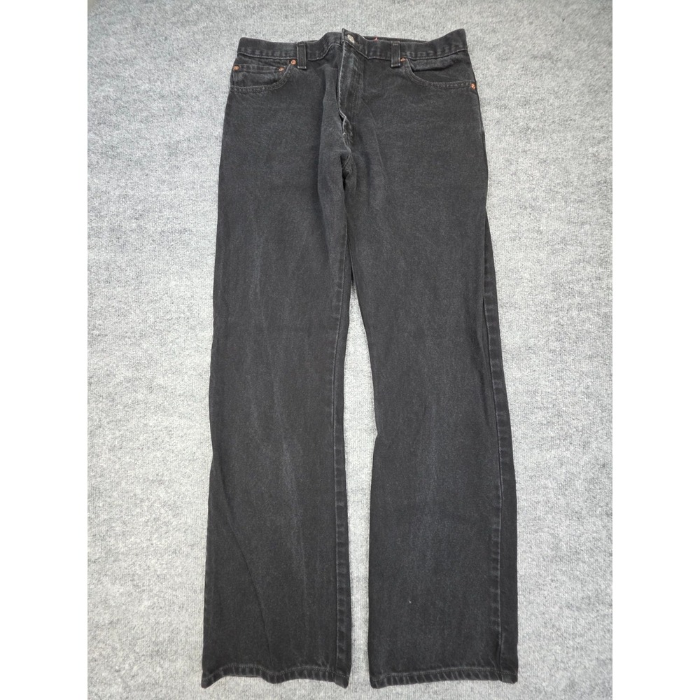 Vintage Levi's 517 Jeans Mens 36x34 (FITS 34 x 34) Black Bootcut Western Y2K
